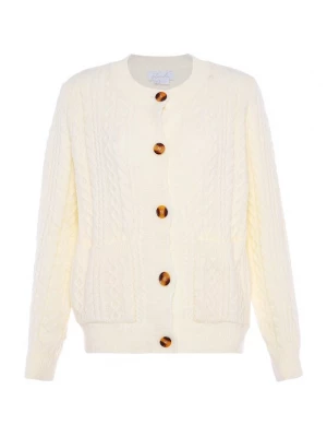 Foto van product BLONDA Gebreid vest wolwit