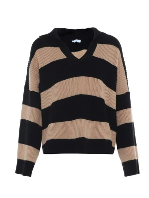 Foto van product BLONDA Trui beige / zwart