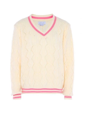 Foto van product BLONDA Trui pink / wolwit