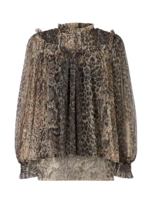 Foto van product Blouse AllSaints geel gemêleerd