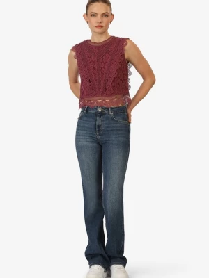 Foto van product Blouse Apart Glamour bordeauxrood