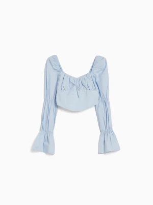 Foto van product Blouse Bershka lichtblauw