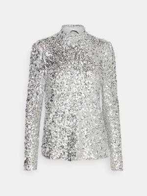 Foto van product Blouse Bruuns Bazaar zilverkleurig