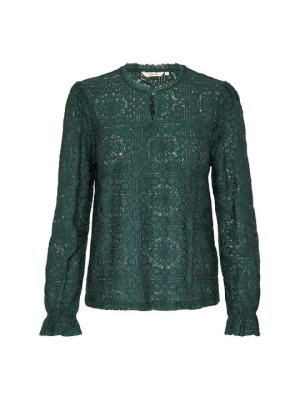 Foto van product Blouse Cream donkergroen