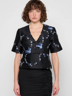 Foto van product Blouse Ganni zwart