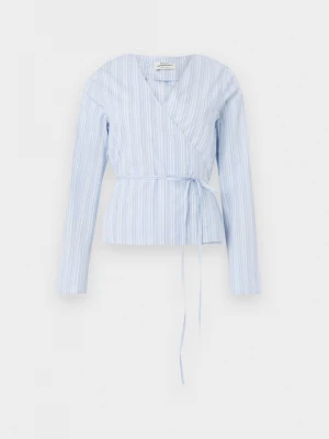 Foto van product Blouse Mads Nørgaard lichtblauw