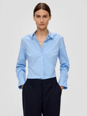 Foto van product Blouse met decoratieve stiksels s.Oliver blauw