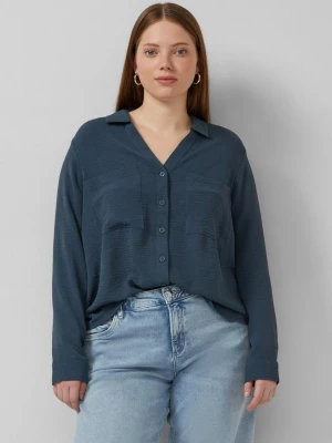 Foto van product Blouse met omslag QS blauw