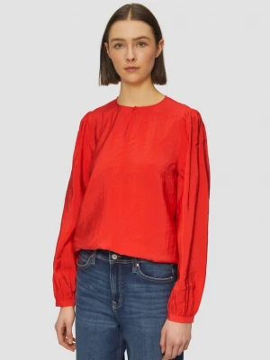 Foto van product Blouse met pofmouwen in een O-vorm s.Oliver rood