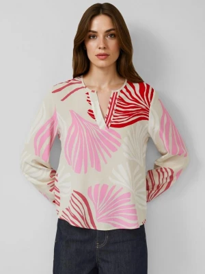 Foto van product Blouse met tuniekhals en all-over print s.Oliver