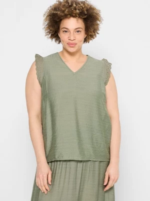 Foto van product Blouse ONLY Carmakoma olijfgroen