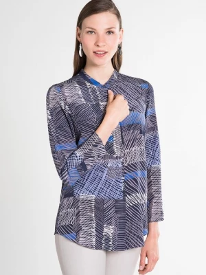 Foto van product Blouse Piazza zijde - blauw