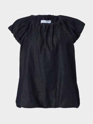 Foto van product Blouse Selected donkerblauw denim