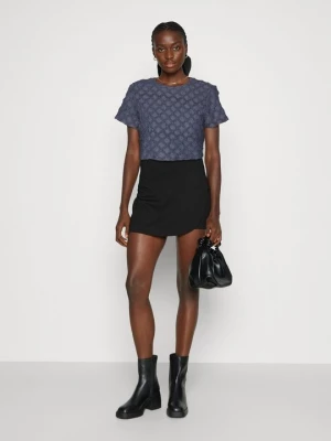 Foto van product Blouse SOMETHINGNEW donkerblauw denim