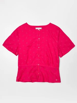 Foto van product Blouse Tommy Hilfiger donkerroze