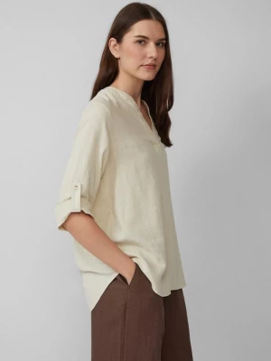 Foto van product Blouse van een linnenmix met 3 / 4-mouwen s.Oliver crème