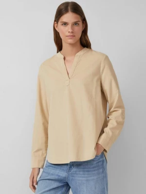 Foto van product Blouse van fijn ribfluweel met omslag s.Oliver beżowy