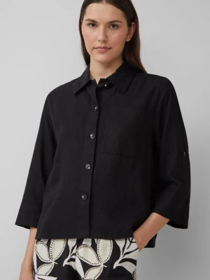 Foto van product Blouse van linnenmix s.Oliver zwart