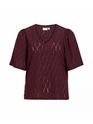 Foto van product Blouse Vila bordeauxrood
