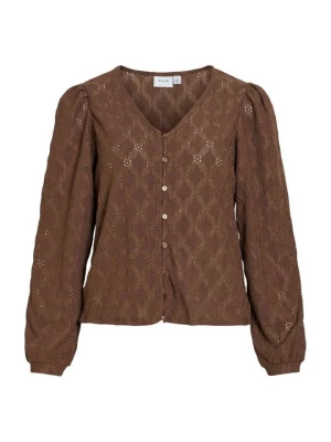 Foto van product Blouse Vila donkerbruin