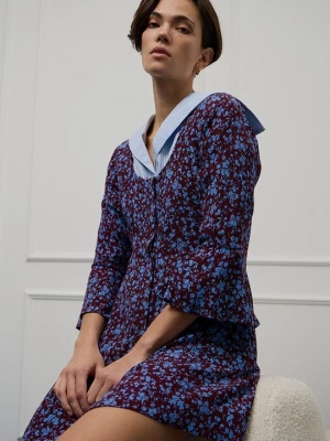 Foto van product Blousejurk Ganni bordeauxrood