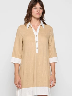 Foto van product Blousejurk Le Jardin du Lin camel