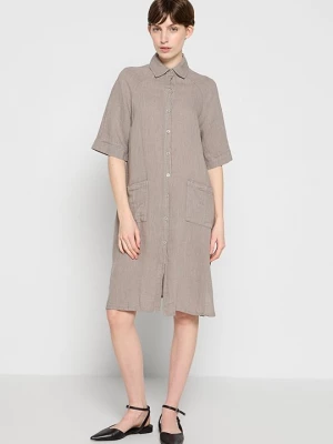 Foto van product Blousejurk Le Monde du Lin taupe
