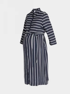 Foto van product Blousejurk Mamalicious donkerblauw
