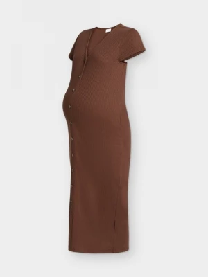 Foto van product Blousejurk Mamalicious donkerbruin