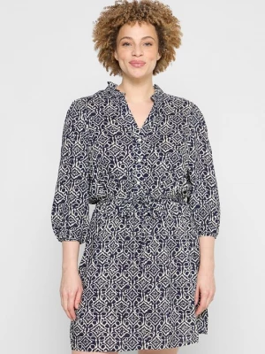 Foto van product Blousejurk ONLY Carmakoma donkerblauw
