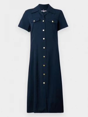 Foto van product Blousejurk Tommy Hilfiger donkerblauw