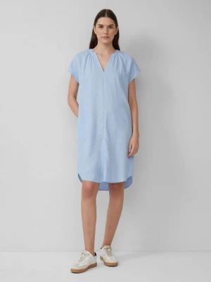 Foto van product Blousejurk van een linnenmix met steekzakken s.Oliver blauw