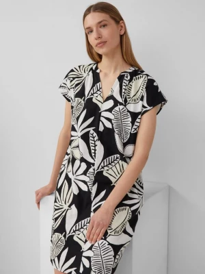 Foto van product Blousejurk van een linnenmix met steekzakken s.Oliver zwart
