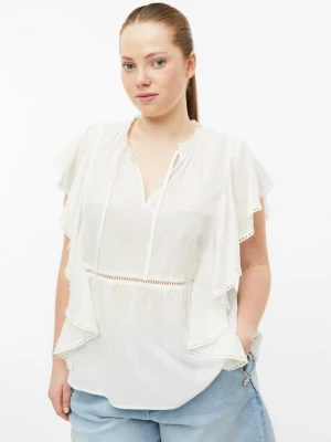 Foto van product Blousetop met volants QS crème