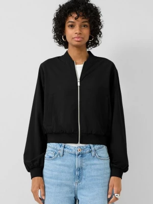 Foto van product Blouson met opstaande kraag QS zwart
