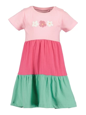 Foto van product BLUE SEVEN Jurk groen / rosa / pitaja roze / wit