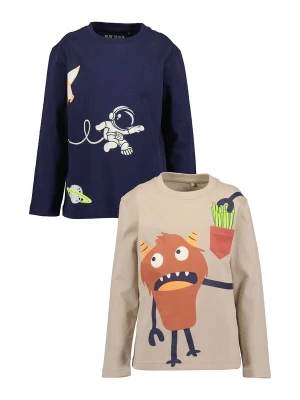 Foto van product BLUE SEVEN Shirt beige / donkerblauw / kreeft / wit