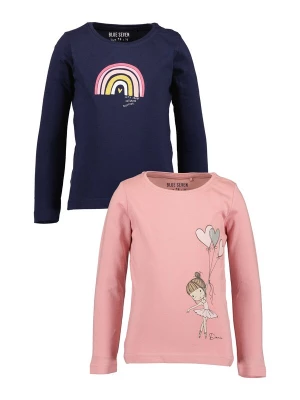 Foto van product BLUE SEVEN Shirt donkerblauw / goudgeel / antraciet / rosa