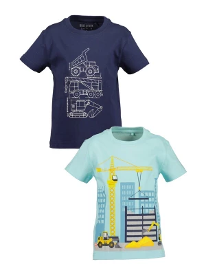 Foto van product BLUE SEVEN Shirt marine / aqua / geel / wit