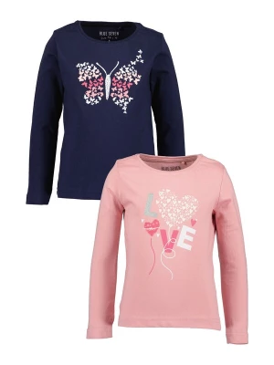Foto van product BLUE SEVEN Shirt marine / pink / rosa / wit