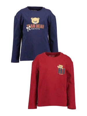 Foto van product BLUE SEVEN Shirt navy / lichtbruin / bloedrood / lichtrood