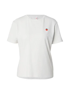 Foto van product Blutsgeschwister Shirt 'Love My Carbs' donkergeel / smaragd / rood / wit