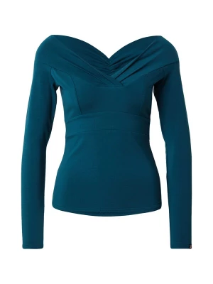 Foto van product Blutsgeschwister Shirt 'Lovebirds Kiss' petrol