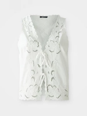 Foto van product Bodywarmer Gina Tricot wit