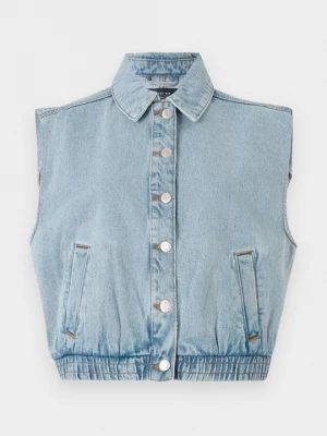 Foto van product Bodywarmer Noisy May lichtblauw denim