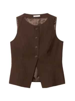 Foto van product Bodywarmer Stradivarius donkerbruin