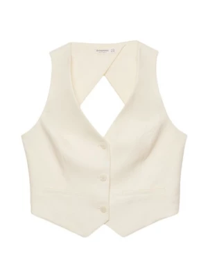 Foto van product Bodywarmer Stradivarius lichtgeel