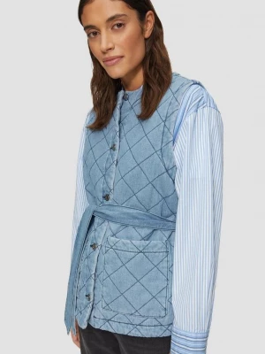 Foto van product Bodywarmer van denim in een relaxed fit s.Oliver blauw