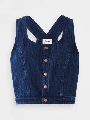 Foto van product Bodywarmer Wrangler donkerblauw denim