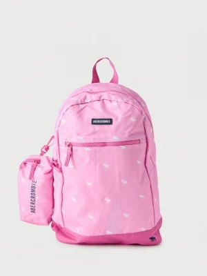 Foto van product Boekentas set Abercrombie & Fitch donkerroze